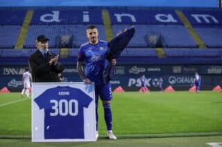 Zagreb: Uoči derbija Ademiju je uručen dres za 300 službenih nastupa za Dinamo