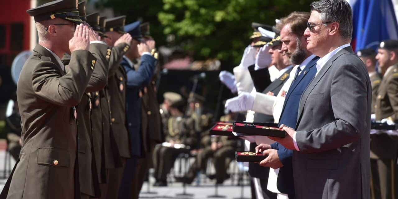 Predsjednik Zoran Milanović na svečanoj promociji polaznika vojnih škola