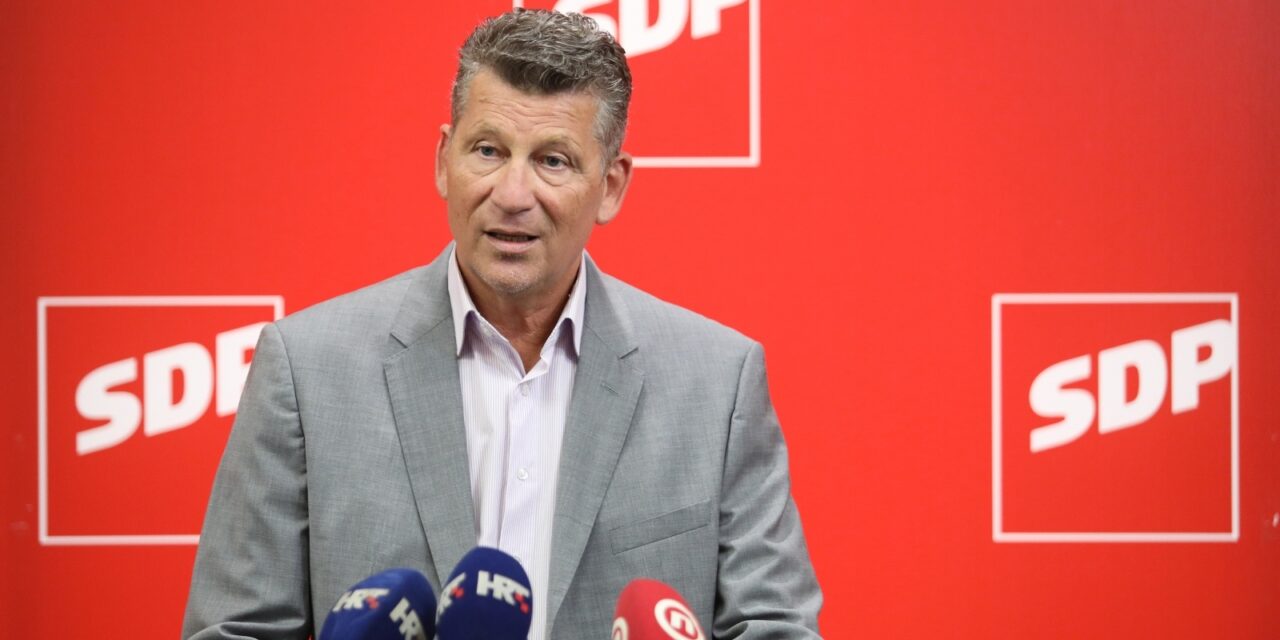 Zagreb: Marino Percan predstavio je svoju kandidaturu za predsjednika SDP-a
