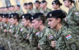 Zagreb: Svečana prisega 18. naraštaja kadeta Hrvatske vojske