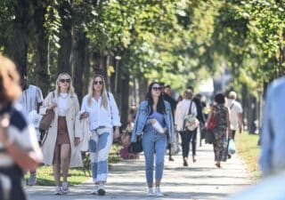 Zagreb: Građani uživaju na otvorenom
