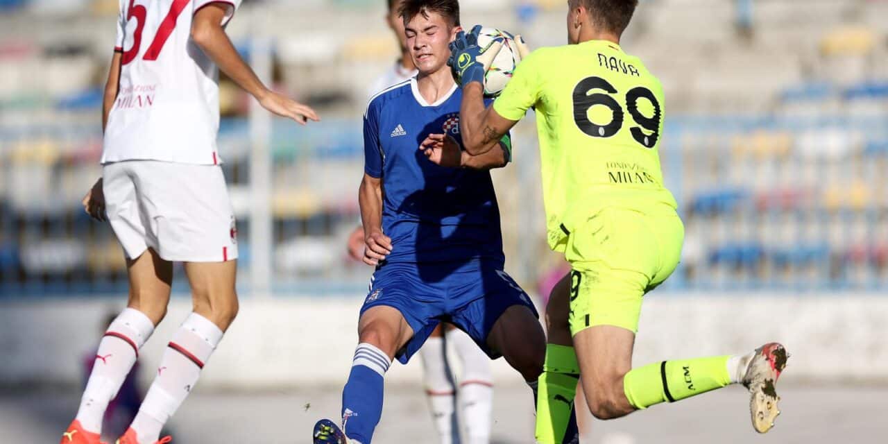 Zagreb: Susret Dinama i Milana u UEFA Ligi prvaka mladih
