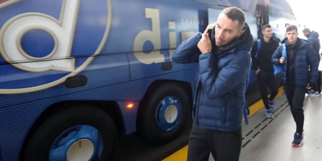 Zagreb: Odlazak GNK Dinamo na okršaj s Atalantom