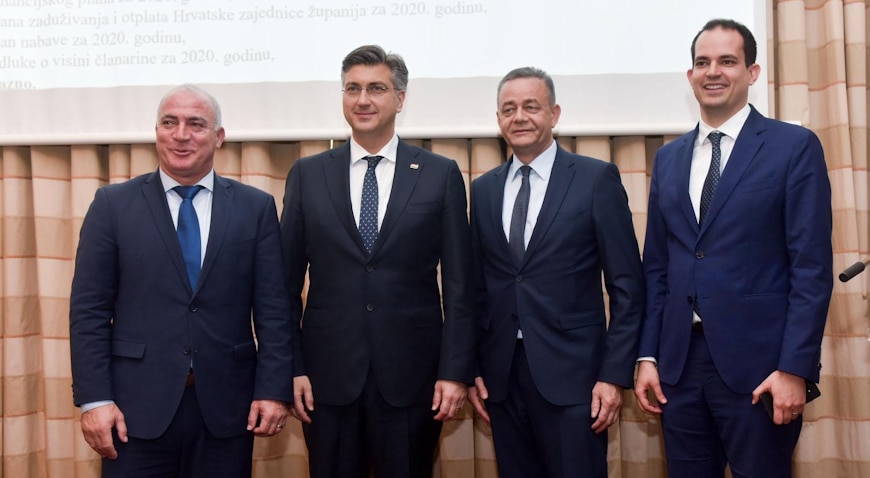 Zagreb: Izborna sjednica Skupštine Hrvatske zajednice županija