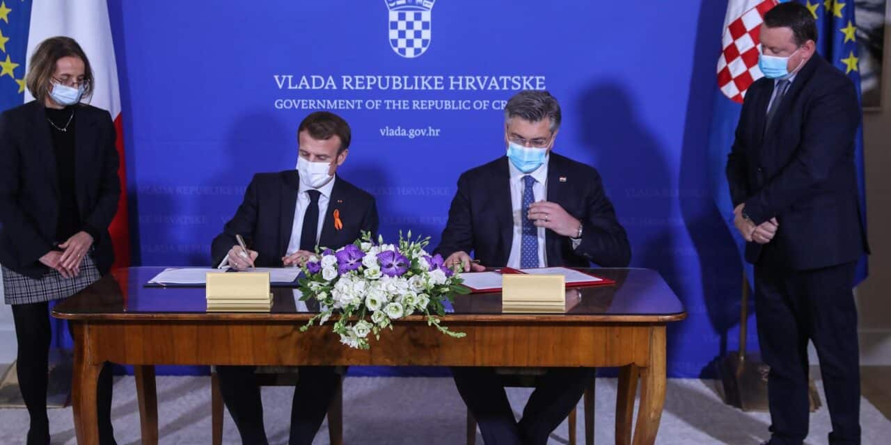 Andrej Plenković i Emmanuel Macron potpisali ugovor o Strateškom partnerstvu