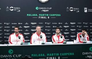 Malaga: Konferencija za medije hrvatske teniske reprezentacije nakon poraza od Australaca