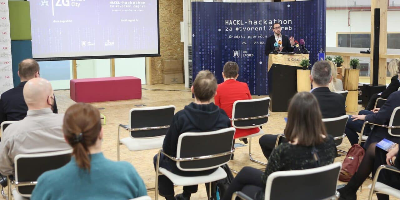 Gradonačelnik Grada Zagreba Tomislav Tomaševic predstavio otvoreni proračun Grada Zagreba putem platforme Zagreb Smart City Hub
