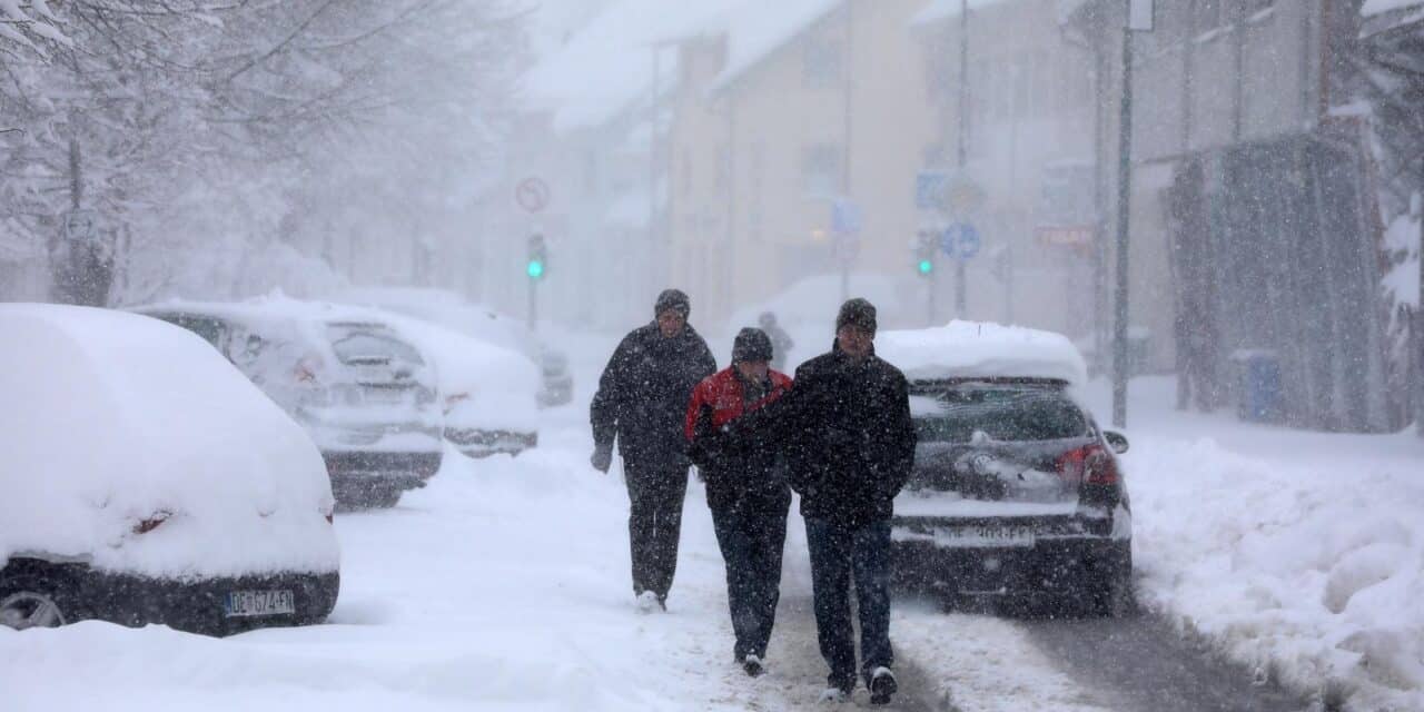 Snježno nevrijeme u Gorskom kotaru