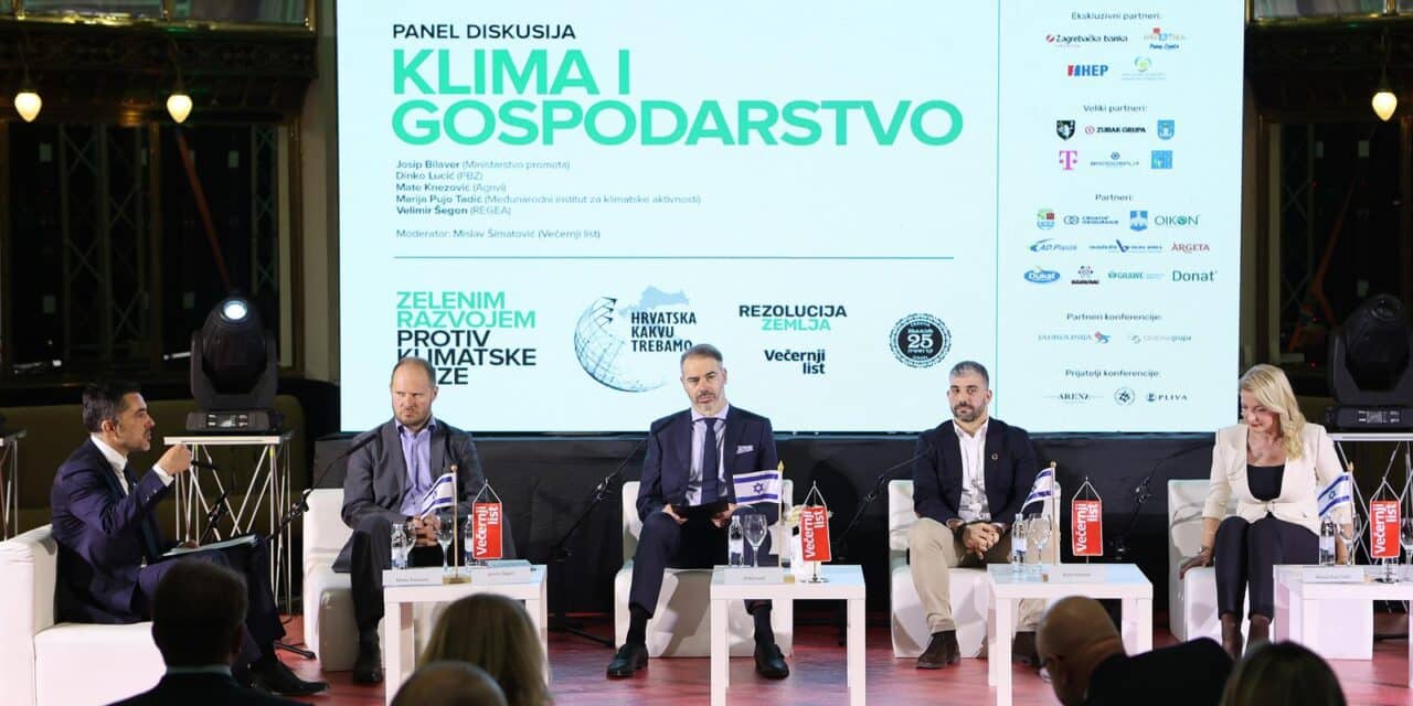 Zagreb: Panel “Klima i Gospodarstvo” na konferenciji “Hrvatska kakvu trebamo – zelenim razvojem protiv klimatske krize”