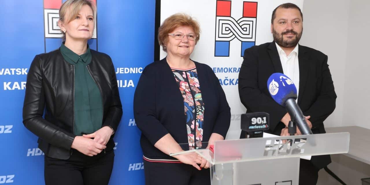 Karlovac: Konferencija za medije HDZ-a