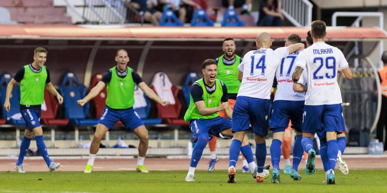 Split: Stadion Poljud, Hajduk je poveo 3:1 na domaćem terenu
