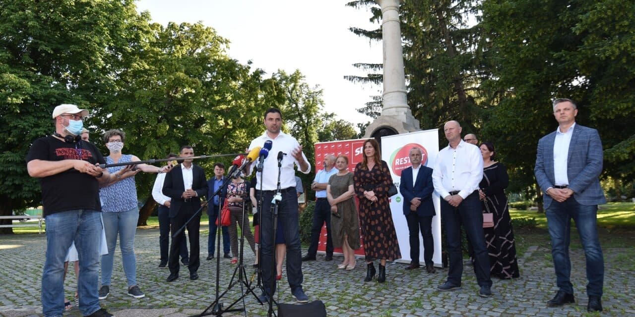 Davor Bernardić i stranački kolege posjetili Čakovec u sklopu predizborne kampanje