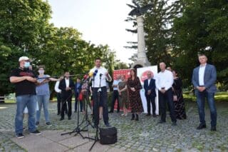 Davor Bernardić i stranački kolege posjetili Čakovec u sklopu predizborne kampanje