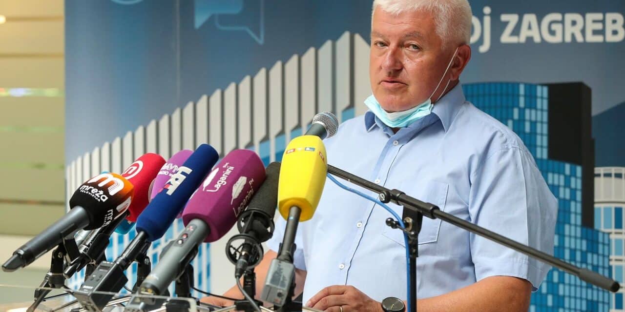 Konferencija za medije Stozera civilne zastite grada Zagreba
