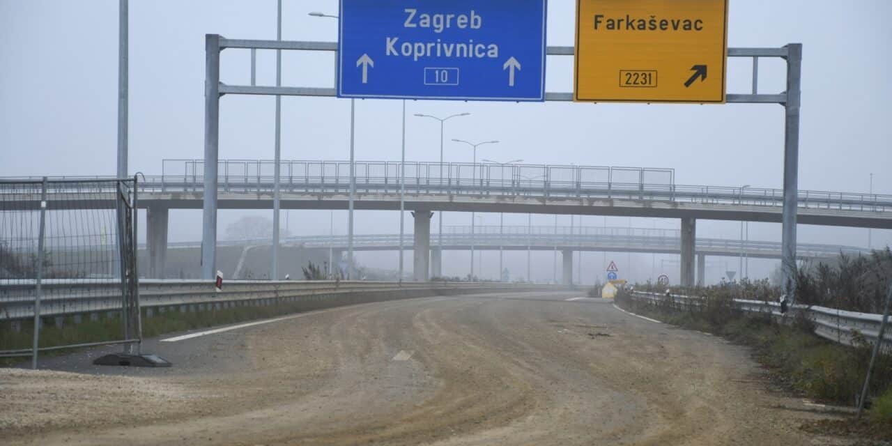 Radovi na nastavku brze ceste od Farkaševca do Zagreba