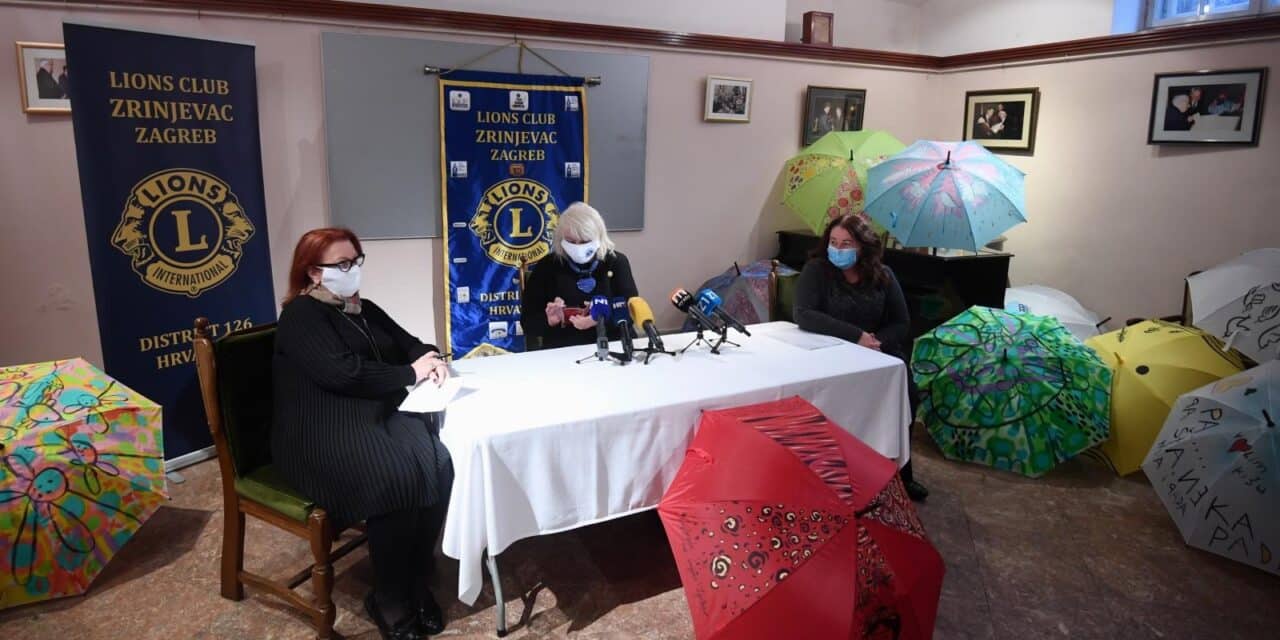 Zagreb: Lions Klub Zirnjevac predstavlja humanitarnu akciju Lions kišobrani zajedništva