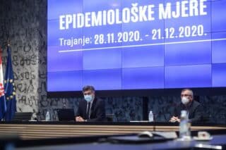 Zagreb: Vlada RH predstavila nove mjere za suzbijanje epidemije koronavirusa