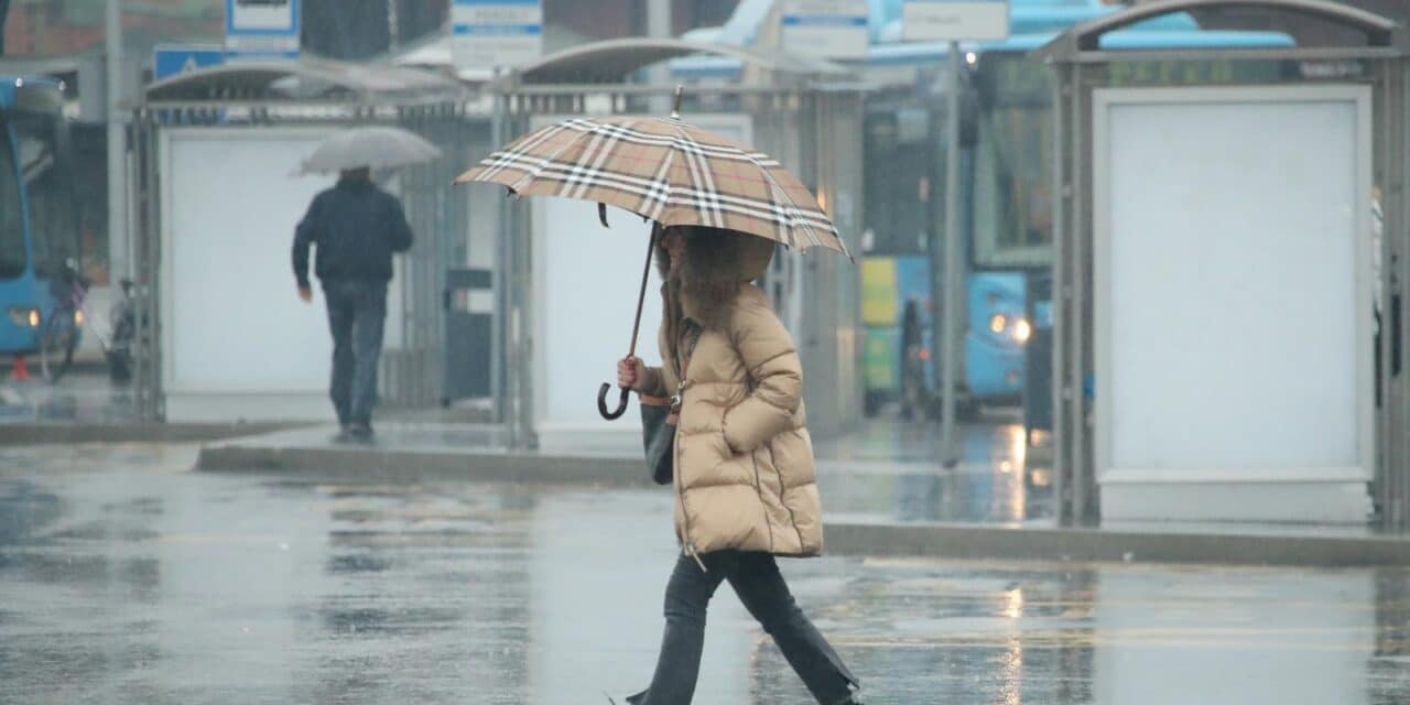Kišno jutro u Zagrebu