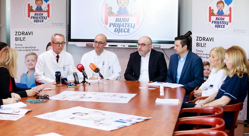 Split: Tommy predstavio humanitarni projekt “Budi prijatelj djece” za KBC Split