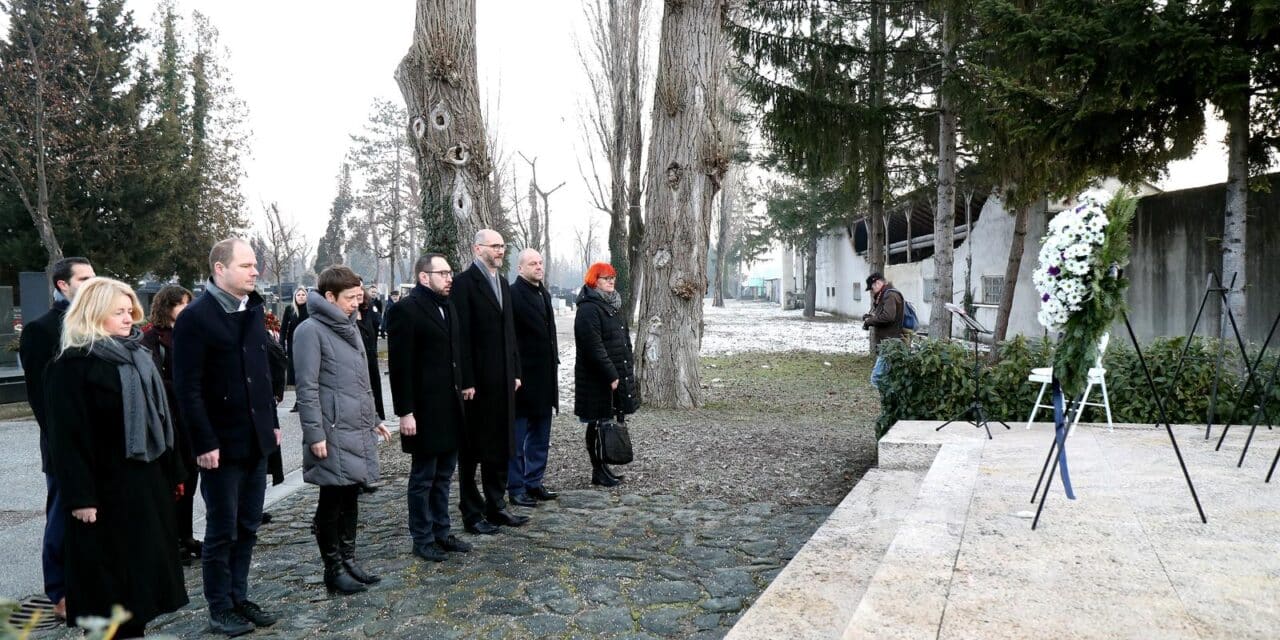 Izaslanstvo Grada Zagreba položilo vijence povodom Međunarodnog dana sjećanja na žrtve holokausta