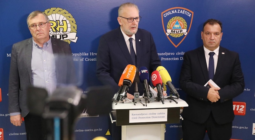 Zagreb: Konferencija za medije Nacionalnog stožera civilne zaštite