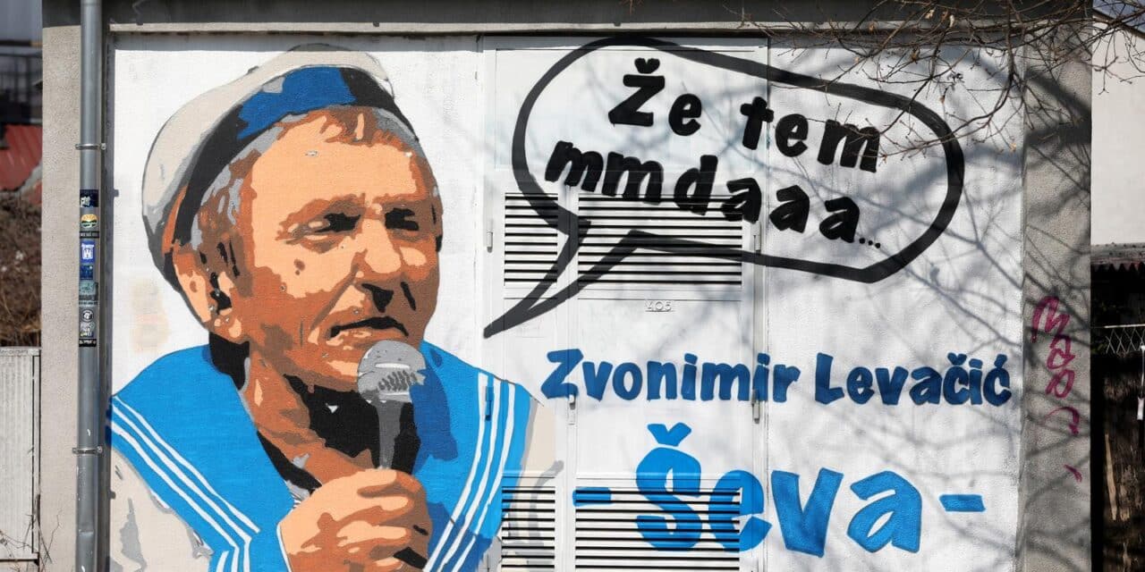 Zagreb: Mural Zvonimira Levačića – Ševe na trafostanici na Peščenici