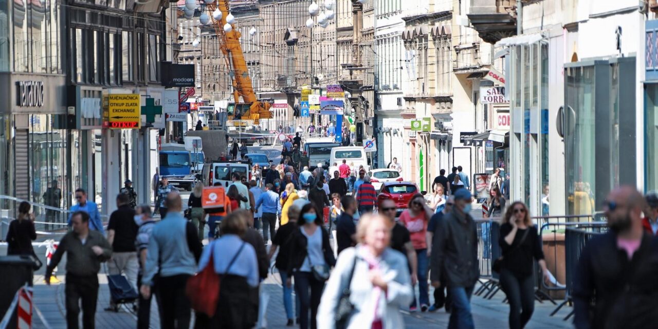 Atmosfera u centru Zagreba nakon prve faze popuštanja mjera uzrokovane koronavirusom