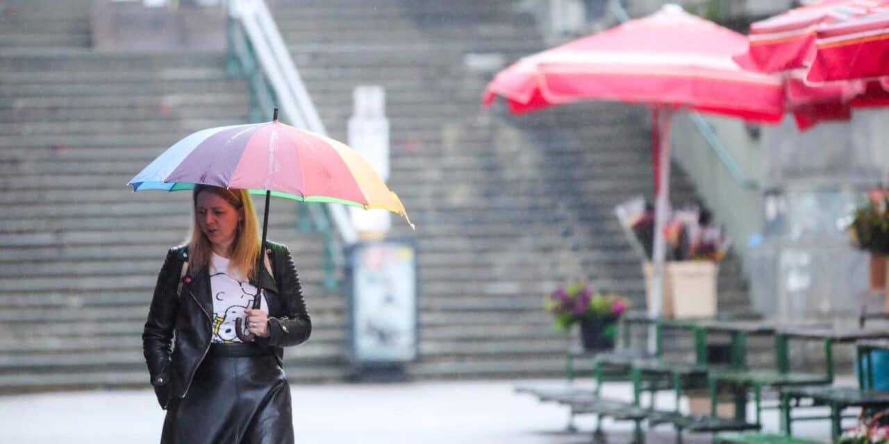 Zagreb: Kišno jutro u središtu grada