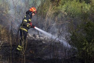 Pula: Na području Otvorenog kaznenog zavoda Valtura buknuo požar