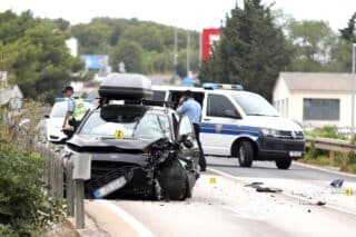 Zbog teške prometne nesreće zatvorena Jadranska magistrala kod Vodica, poginuo motociklist