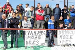 Jarmina: Navijači uoči 1/16 finala SuperSport hrvatskog nogometnog kupa NK Borinci – GNK Dinamo