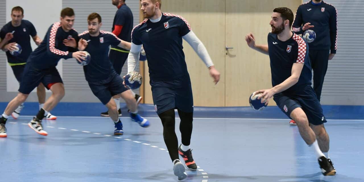 Poreč: Trening hrvatske rukometne reprezentacije