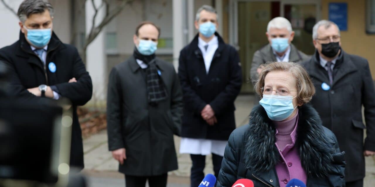 Zagreb: Plenkovic, Beroš i Marketić dali izjave za medije