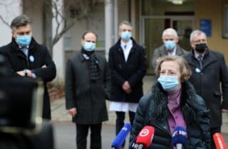 Zagreb: Plenkovic, Beroš i Marketić dali izjave za medije