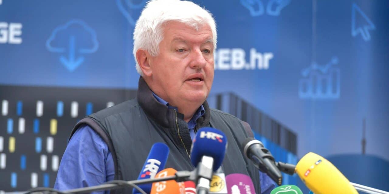 Konferencija za medije Stozera civilne zastite grada Zagreba i M