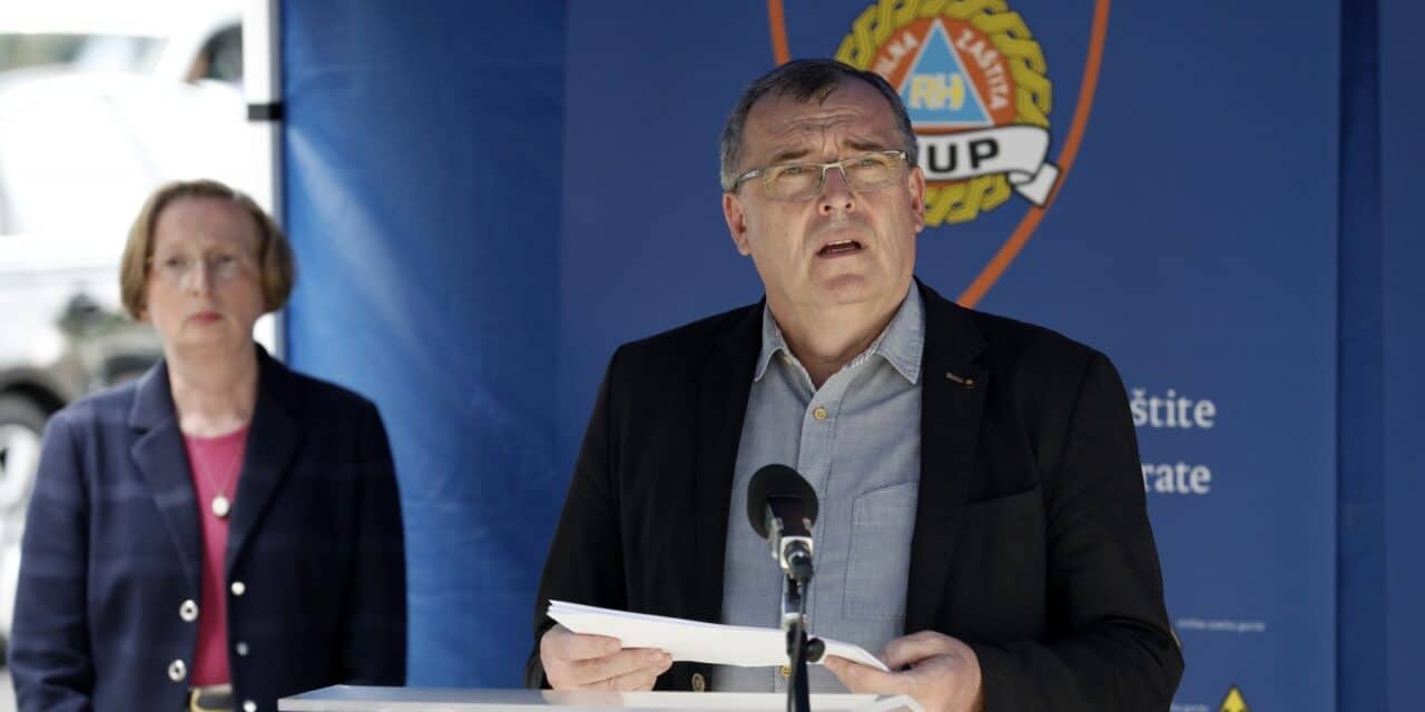 Zagreb: Konferencija za medije Nacionalnog kriznog stožera