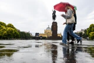 Kišovita i hladna subota u Zagrebu