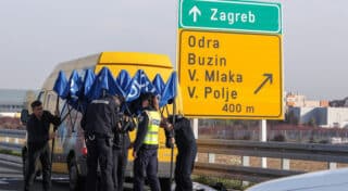 Zagreb: Policijski očevid na zaobilaznici kod Velikog Polja