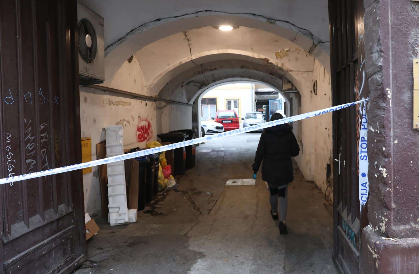 policija traka požar