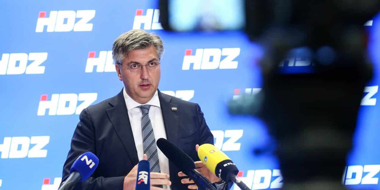 Premijer Plenković obratio se javnosti nakon sjednice Predsjedništva HDZ-a