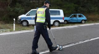 Grebaštica: Automobilom sletio s ceste, policijski očevid u tijeku