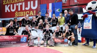 Zagreb: Finale ženskih ekipa na malonogometnom turniru Kutija šibica
