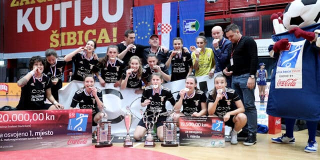 Zagreb: Finale ženskih ekipa na malonogometnom turniru Kutija šibica