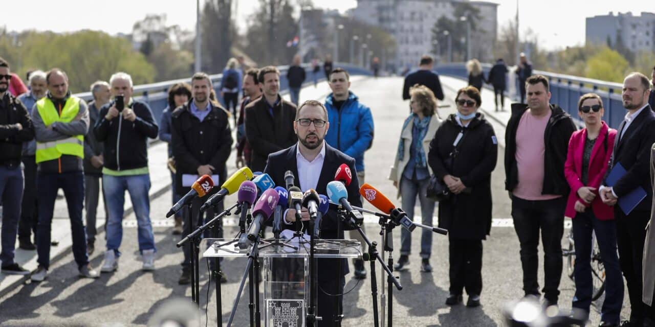 Zagreb: Savski pješački most otvoren nakon rekonstrukcije