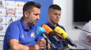 Zagreb: Nenad Bjelica i Dino Perić na konferencii uoči uzvratne utakmice protiv Saburtala