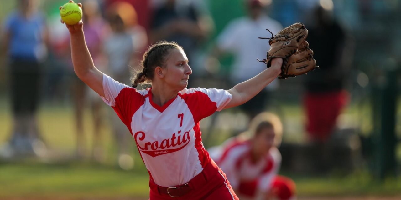 Zagreb: Europsko prvenstvo u softballu za djevojčice do 16 godina, Hrvatska – Češka