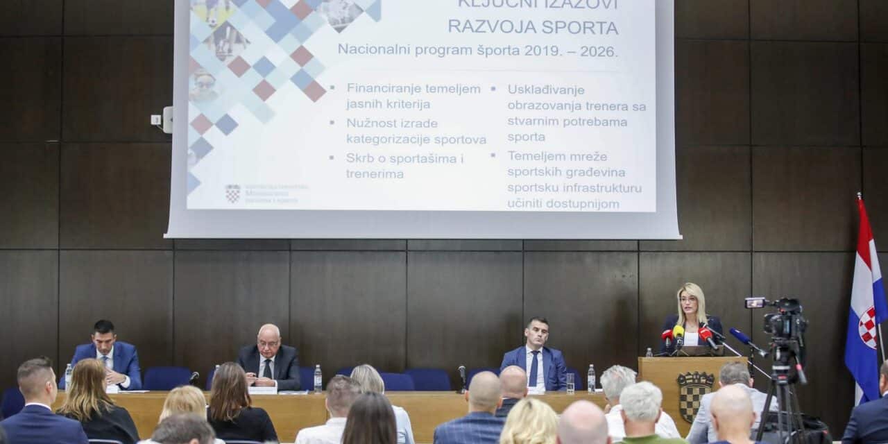 Zagreb: Javno predstavljanje nacrta prijedloga Zakona o sportu Ministarstva turizma i sporta