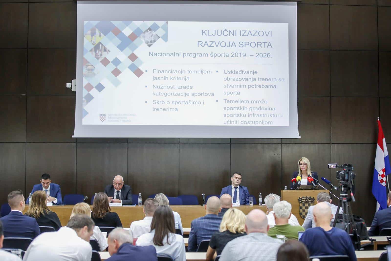 Zagreb: Javno predstavljanje nacrta prijedloga Zakona o sportu Ministarstva turizma i sporta