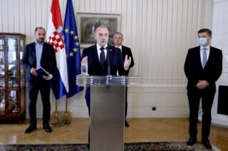 Zagreb: Ministri Marić, Medved, Milošević i Horvat obratili se medijima