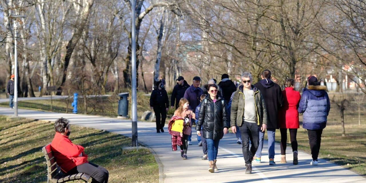 Zagreb: Sunčana nedjelja na Bundeku